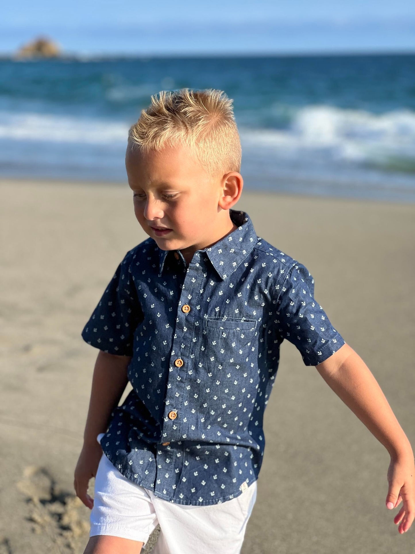 Me & Henry Maui Chambray Anchor