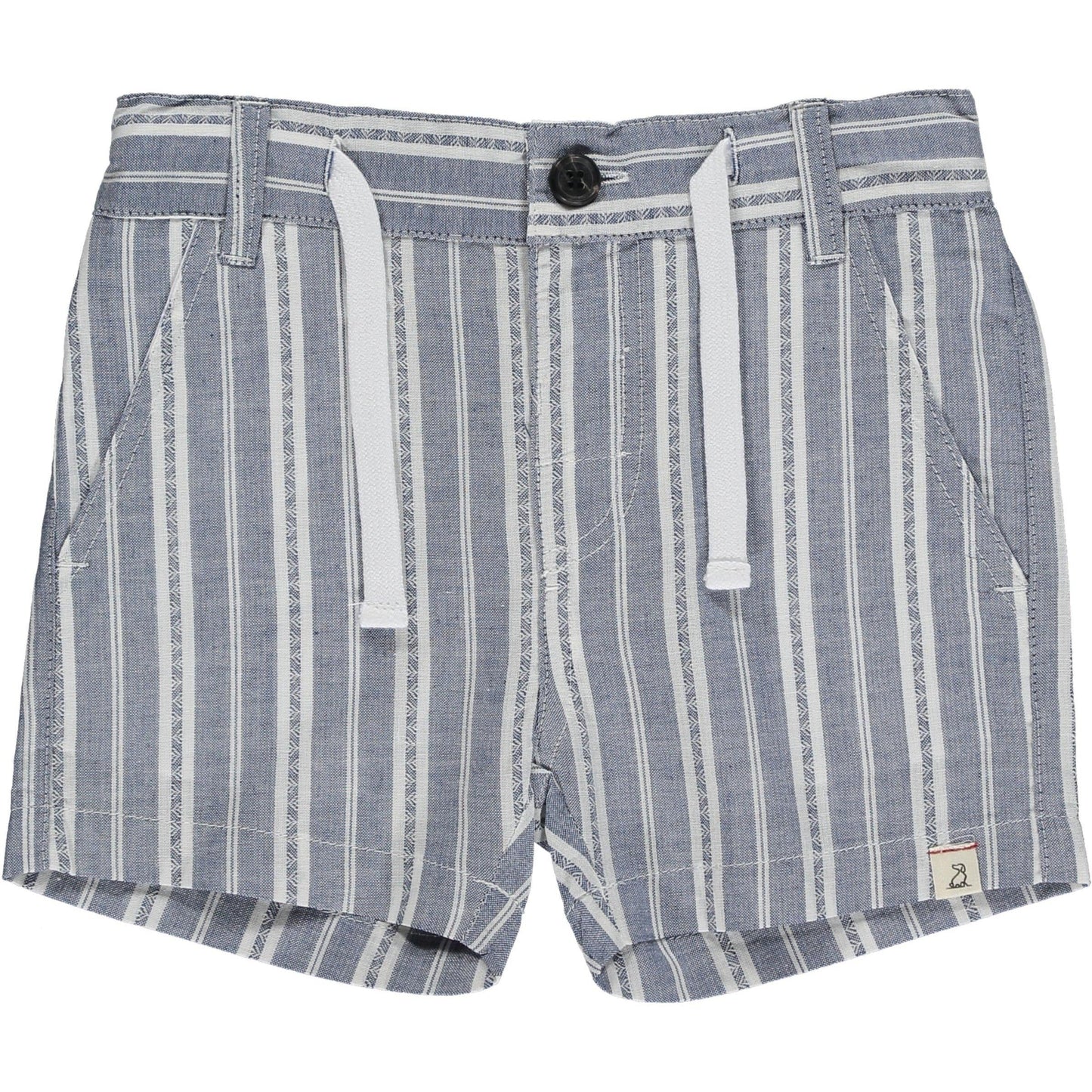 Me & Henry Crew Blue/Cream Striped Shorts