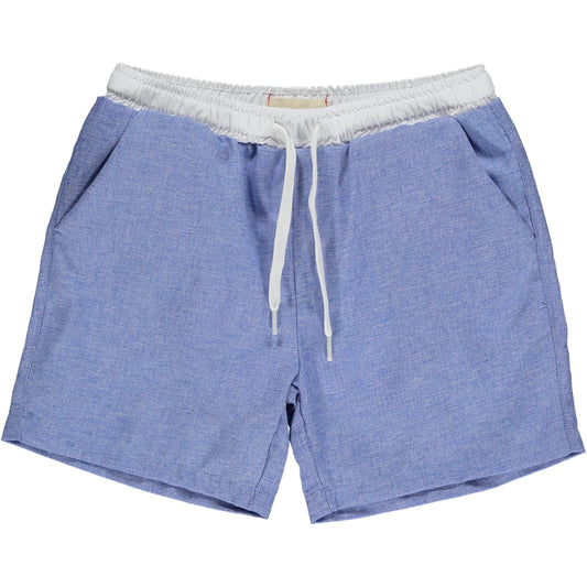 Me & Henry Splash Blue/White Swim Shorts