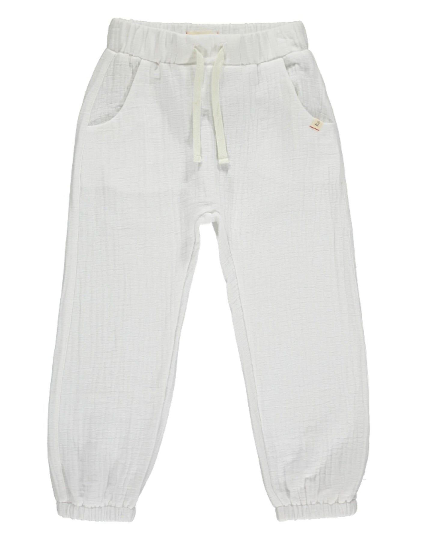 Me & Henry Bosun Gauze Pants White
