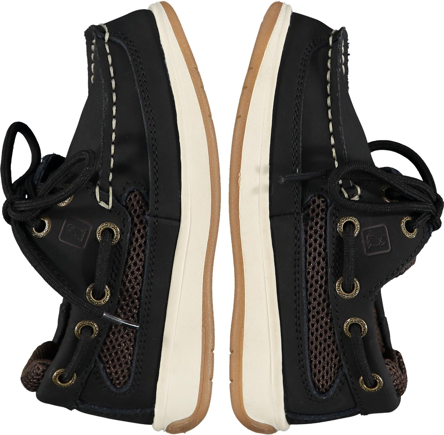 Me & Henry Hampton Leather Boat Shoes Navy