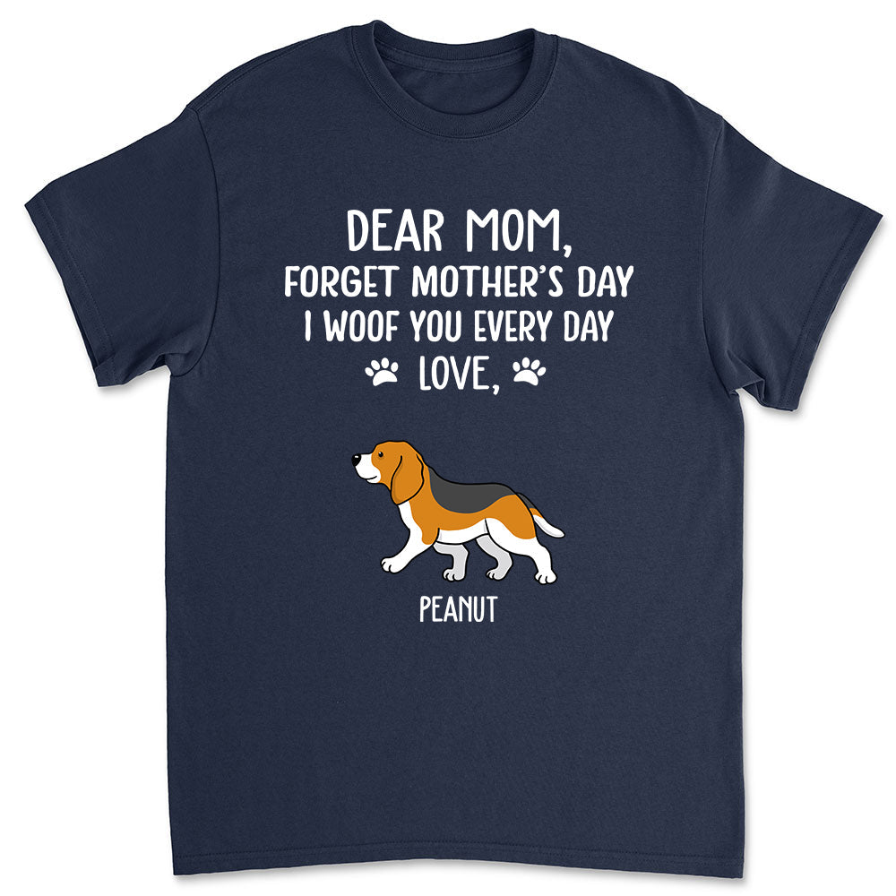 I Woof You Mom - Personalized Custom Unisex T-shirt