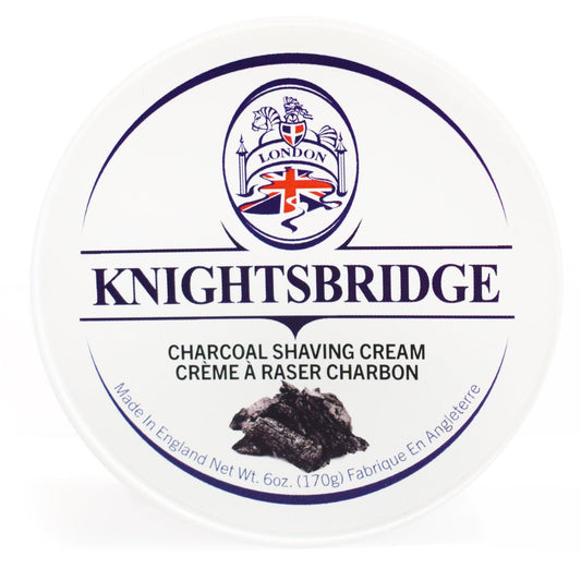 Charcoal Shaving Cream (6oz) - by Knightsbridge