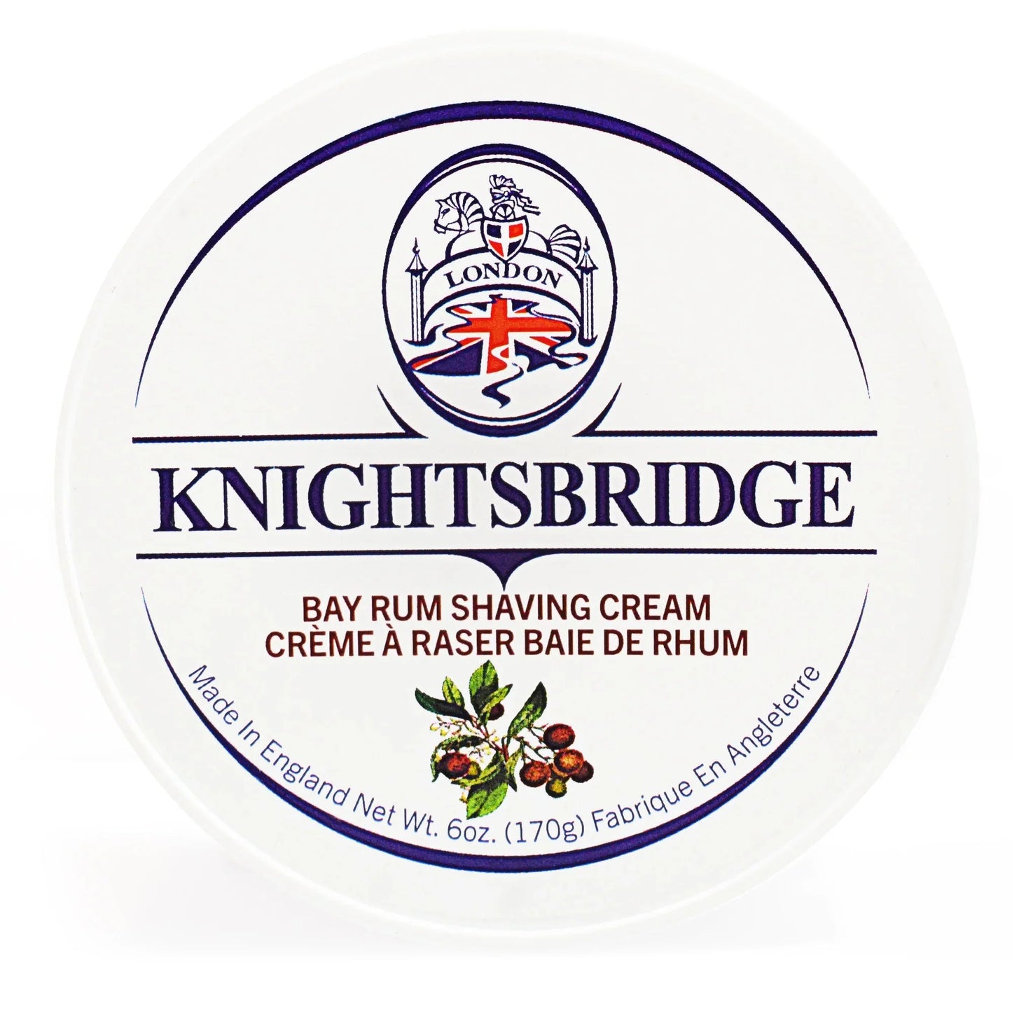 Bay Rum Shaving Cream (6oz) - by Knightsbridge