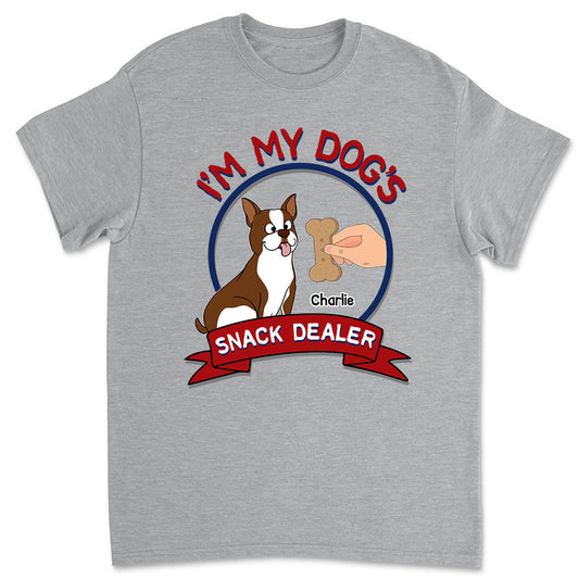 Dog Snack Dealer - Personalized Custom Unisex T-shirt