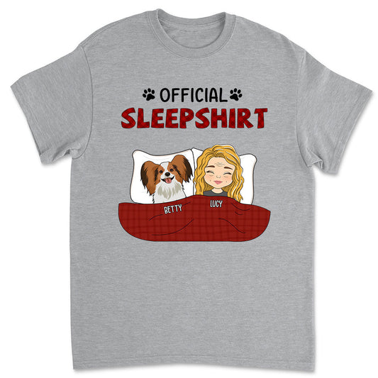Official Sleepshirt Red - Personalized Custom Unisex T-shirt