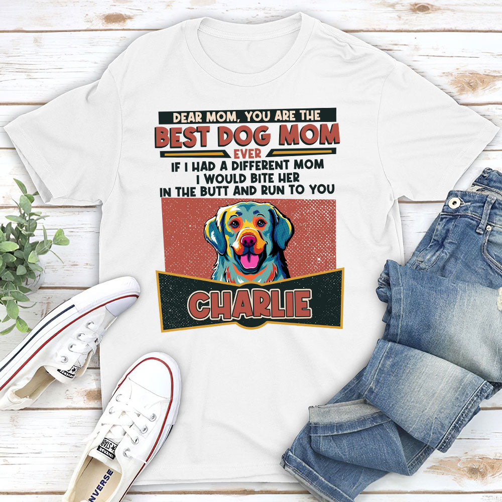 Best Dog Ever PopArt - Personalized Custom Unisex T-shirt