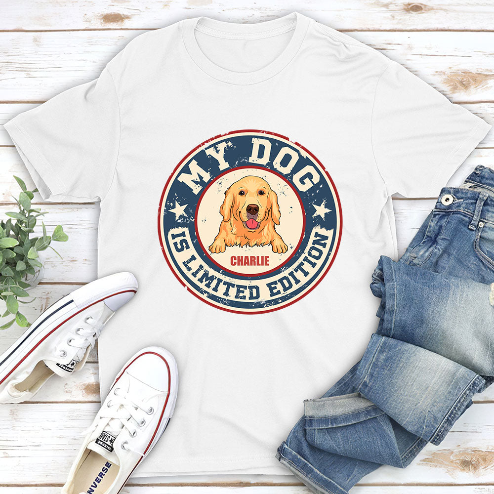 Limited Edition Dog - Personalized Custom Unisex T-shirt