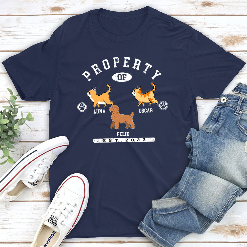 Pet Property - Personalized Custom Unisex T-shirt