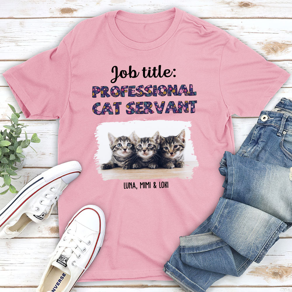 Professional Cat Servant - Personalized Custom Unisex T-shirt