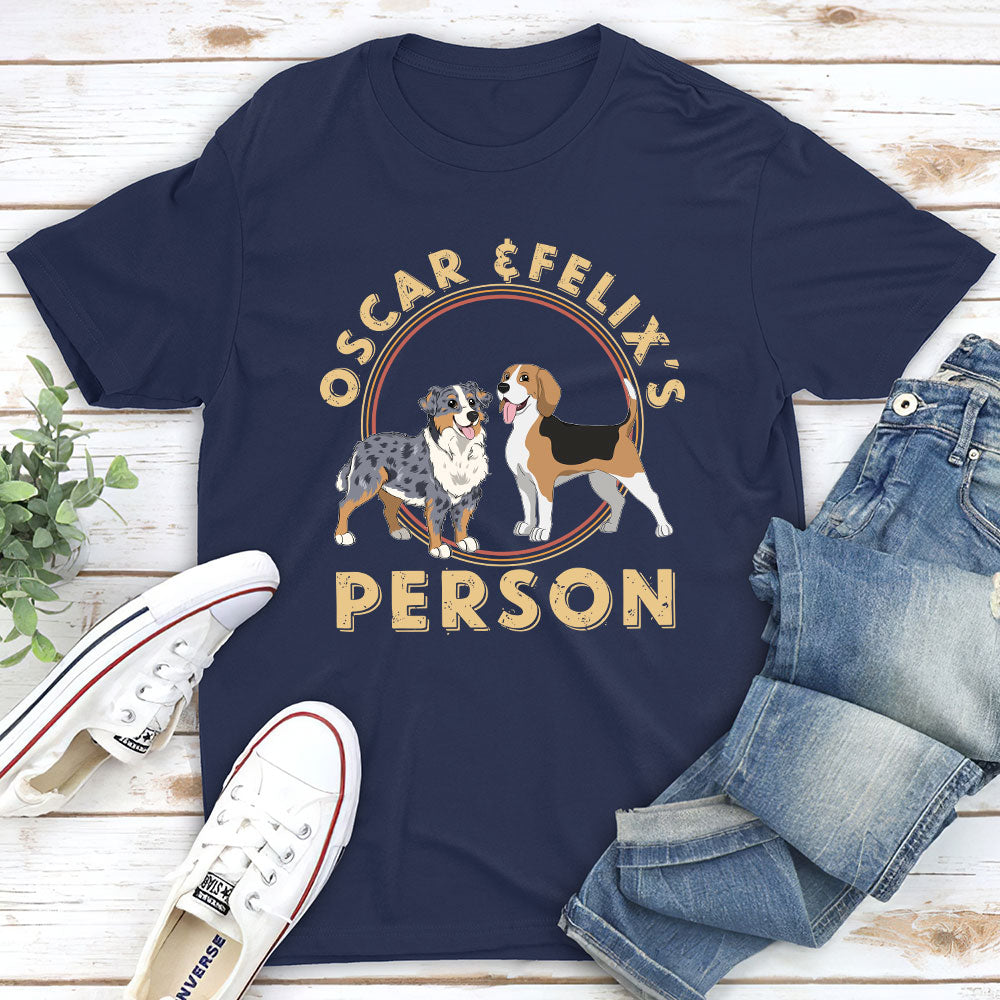 Me And My Person - Personalized Custom Unisex T-shirt