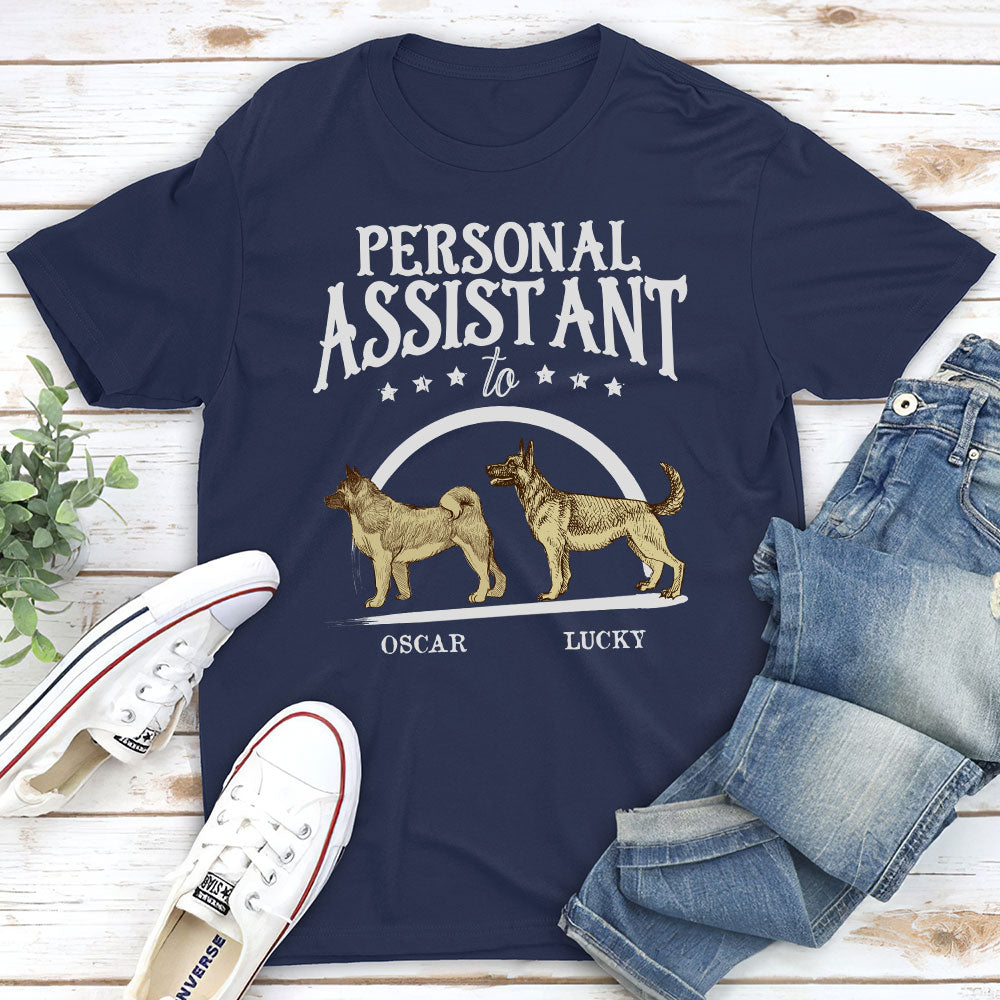 Dog Personal Assistant - Personalized Custom Unisex T-shirt