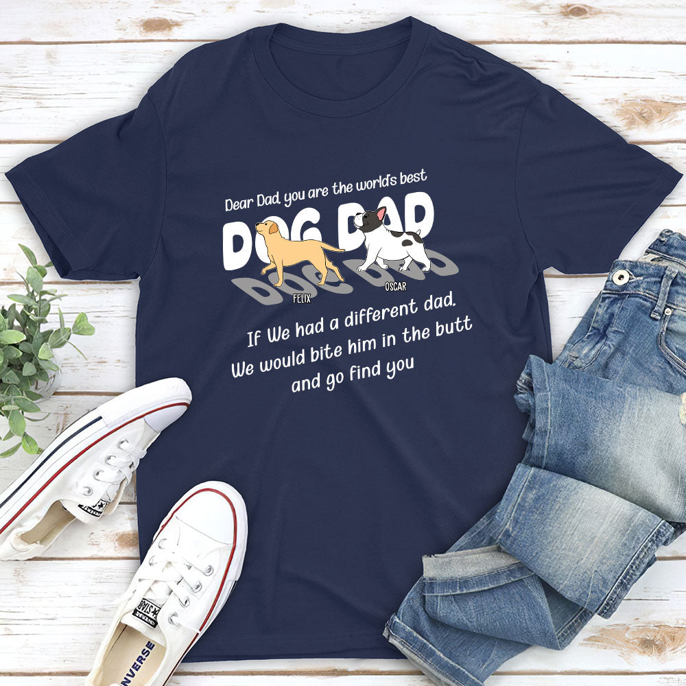 Dog Finding You - Personalized Custom Unisex T-shirt