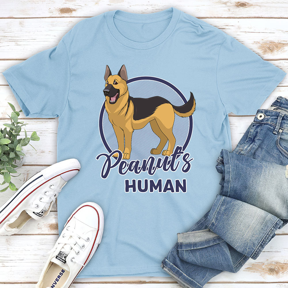 Dog Human Circle - Personalized Custom Unisex T-shirt