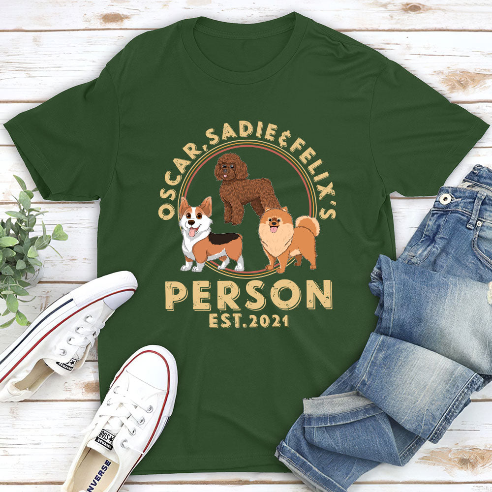 Me And My Person - Personalized Custom Unisex T-shirt