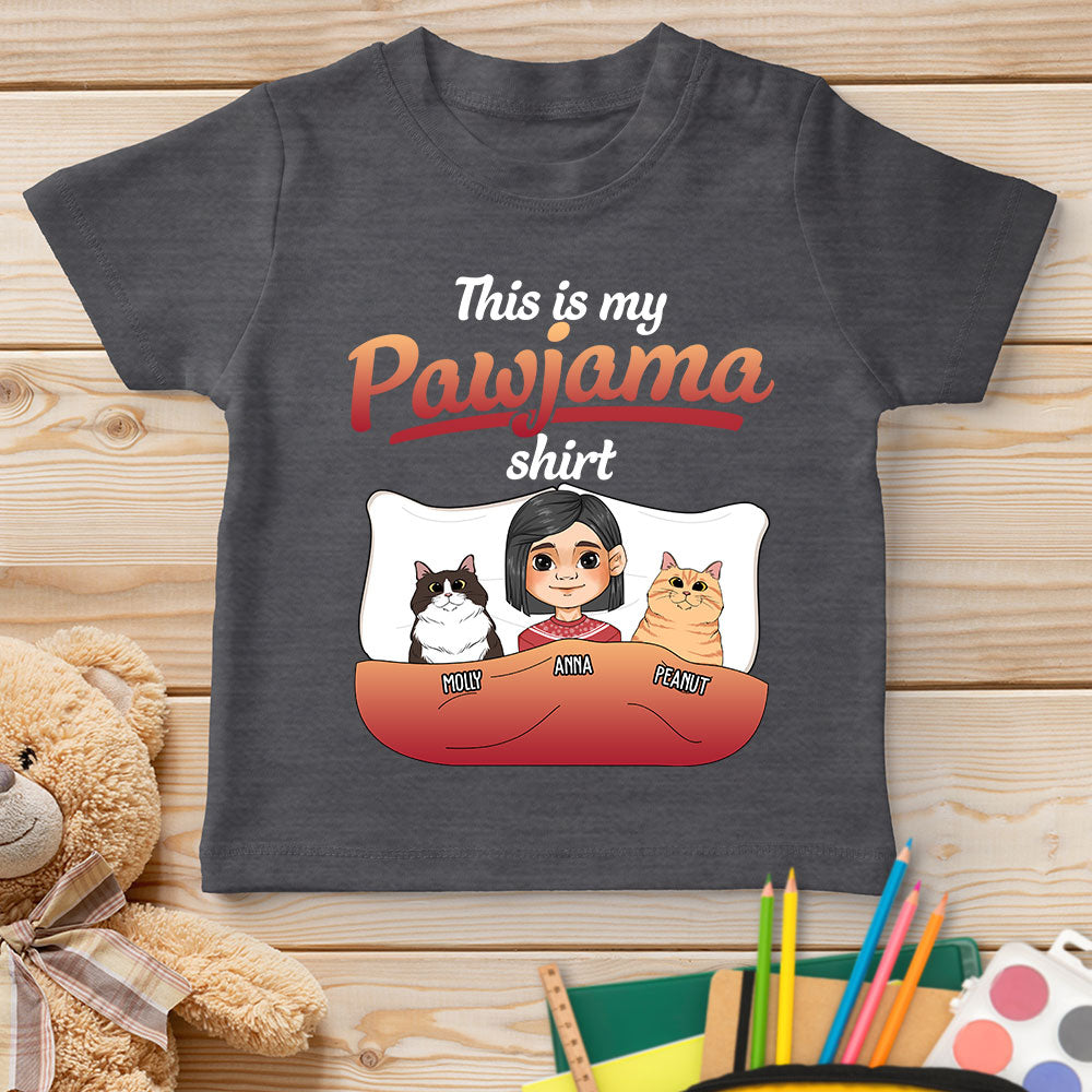Pajama With Pet - Personalized Custom Youth T-shirt