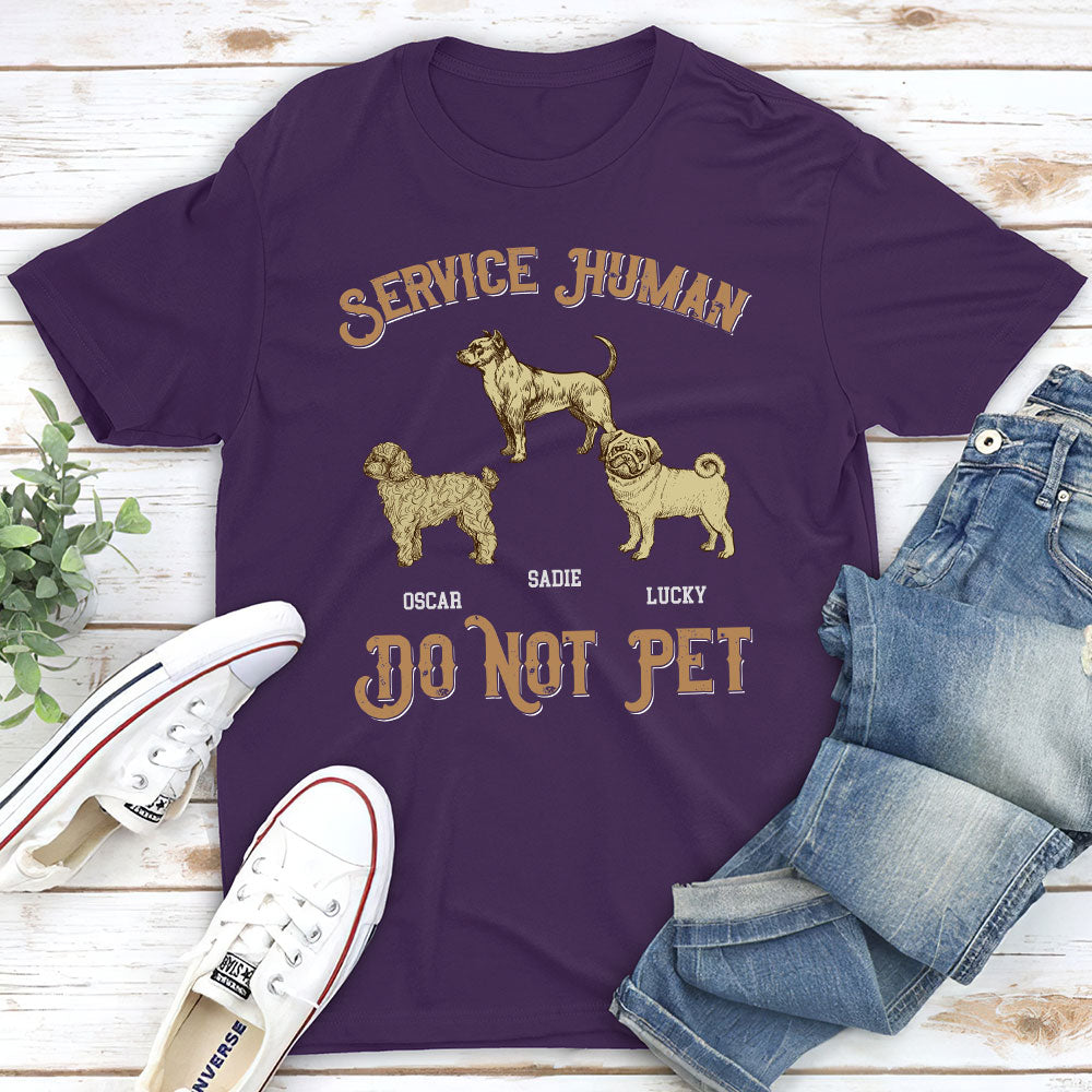 Service Human Vintage - Personalized Custom Premium T-shirt
