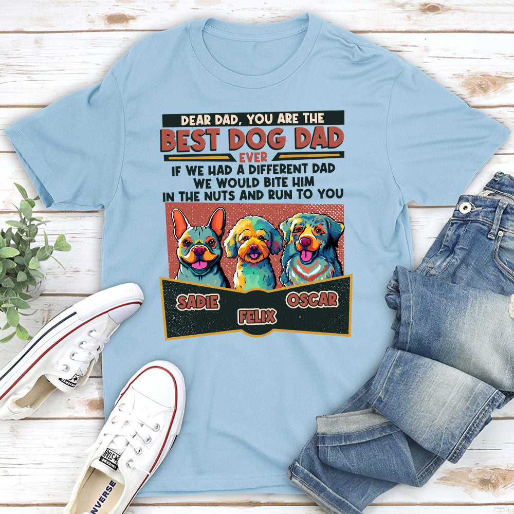 Best Dog Ever PopArt - Personalized Custom Unisex T-shirt