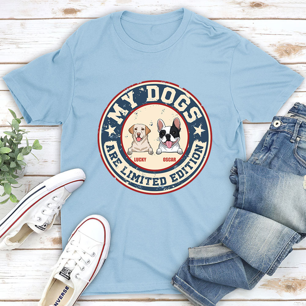 Limited Edition Dog - Personalized Custom Unisex T-shirt