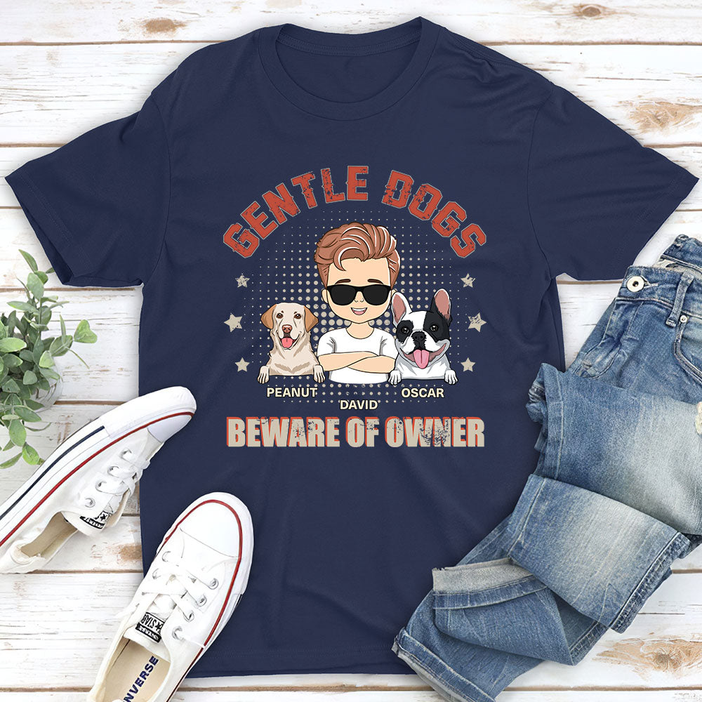 Beware Of Owner - Personalized Custom Unisex T-shirt