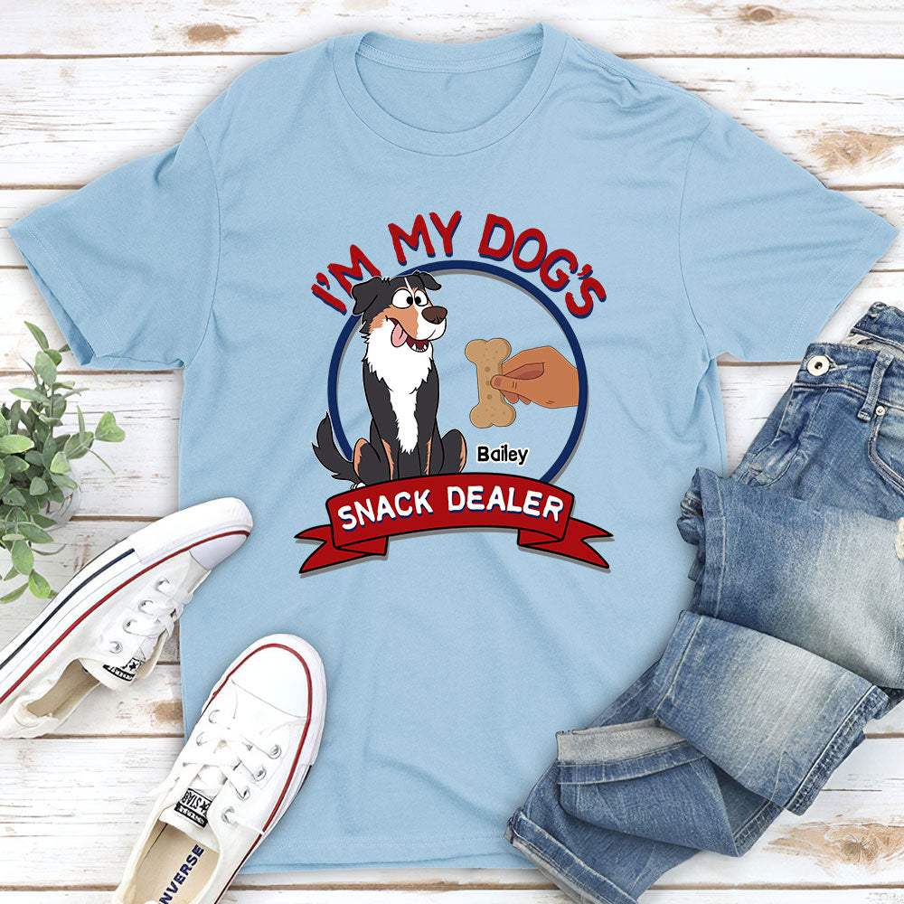 Dog Snack Dealer - Personalized Custom Unisex T-shirt