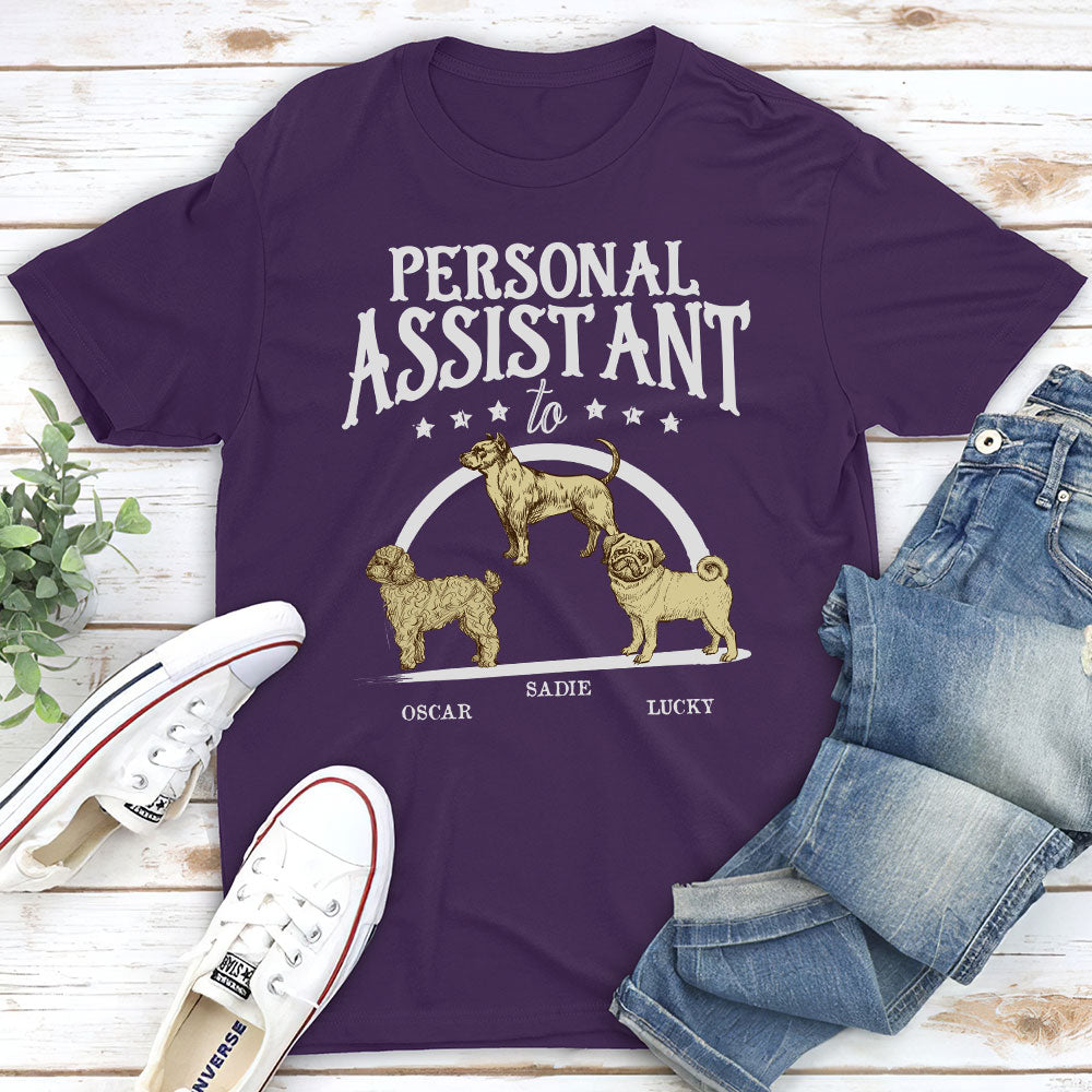 Dog Personal Assistant - Personalized Custom Unisex T-shirt