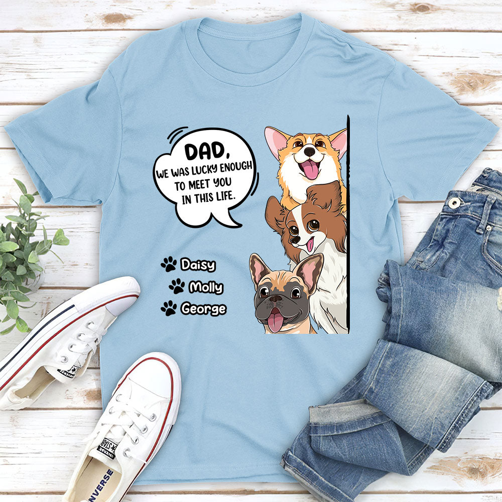 Lucky Enough - Personalized Custom Unisex T-shirt