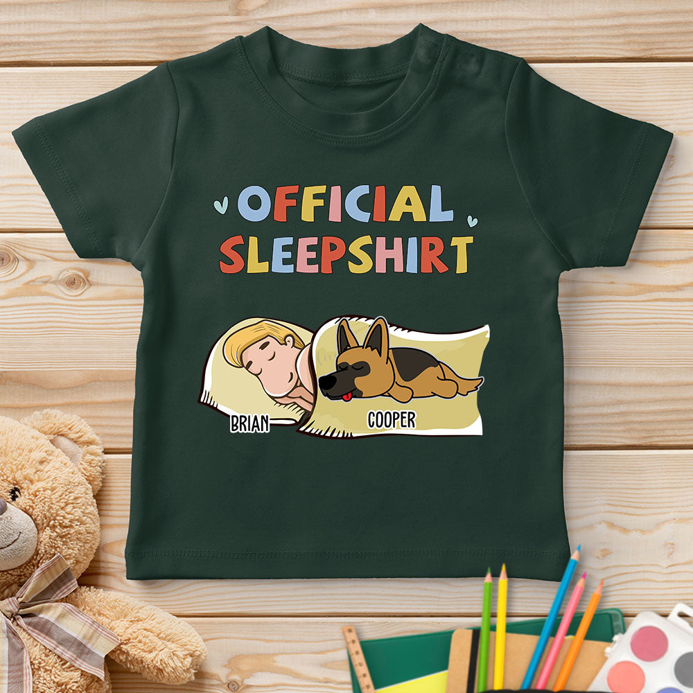 Sleeping Dog Sleepshirt Version 2 - Personalized Custom Youth T-shirt
