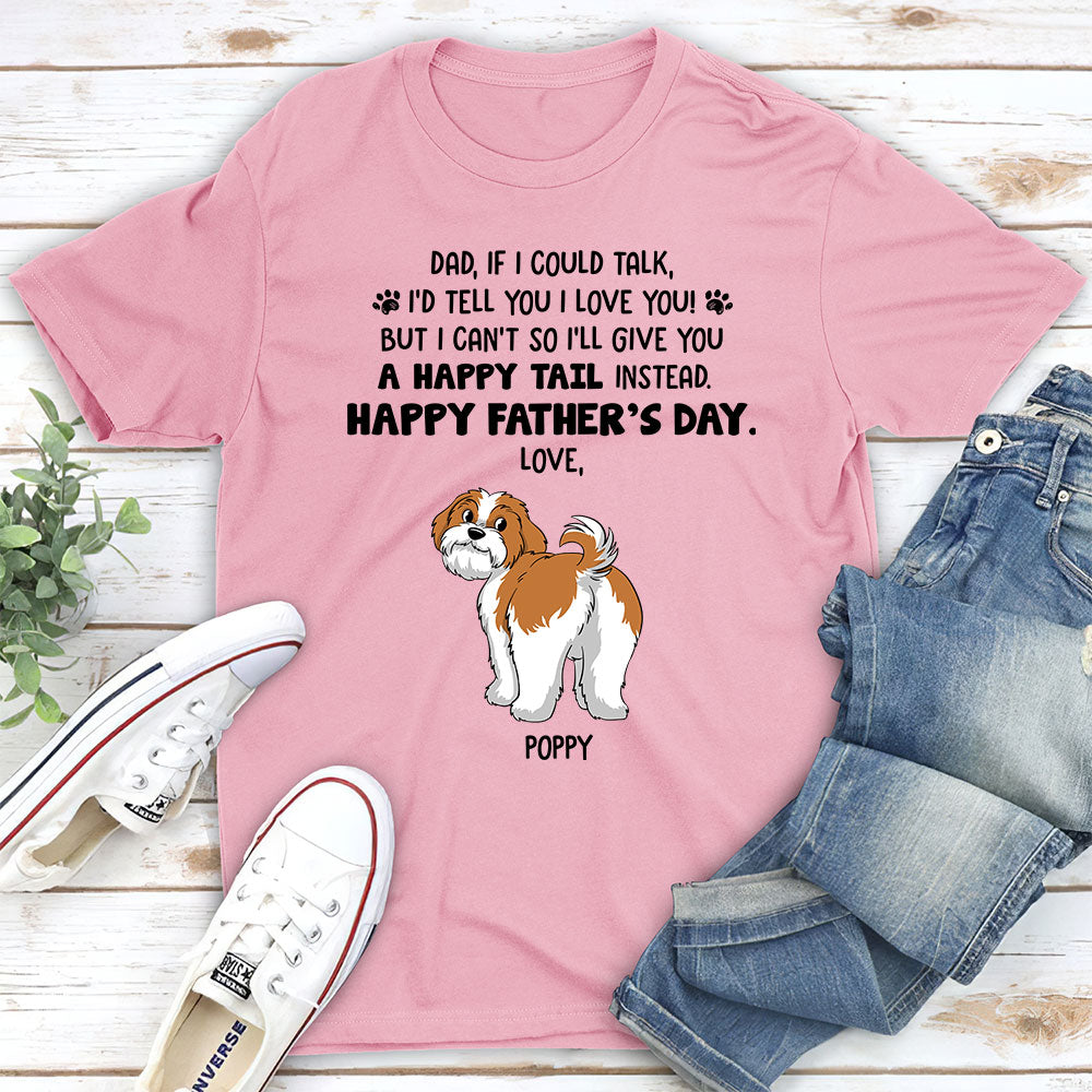 Happy Tail Instead - Personalized Custom Unisex T-shirt