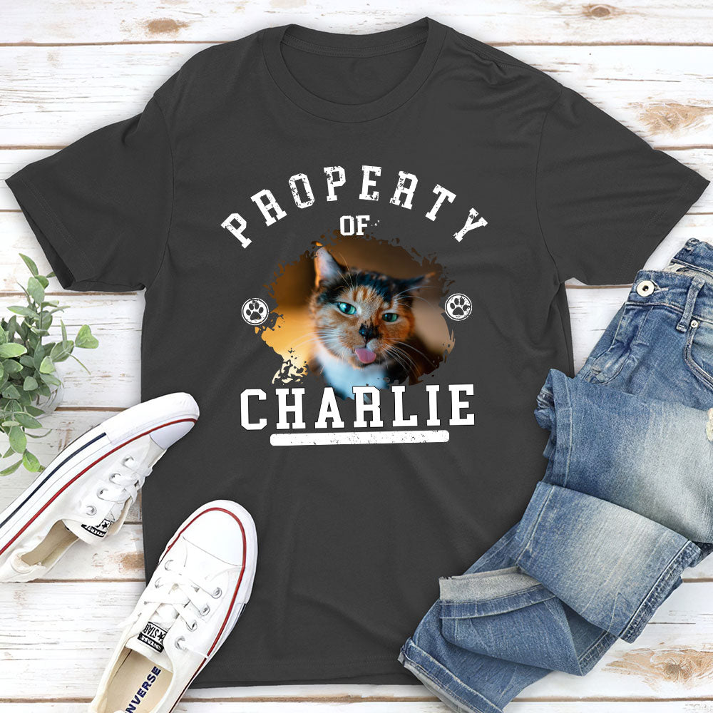 Cat Property - Personalized Custom Unisex T-shirt