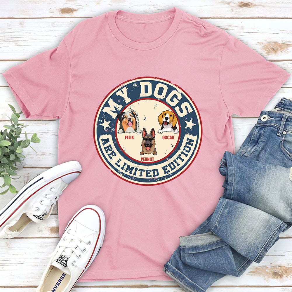Limited Edition Dog - Personalized Custom Unisex T-shirt