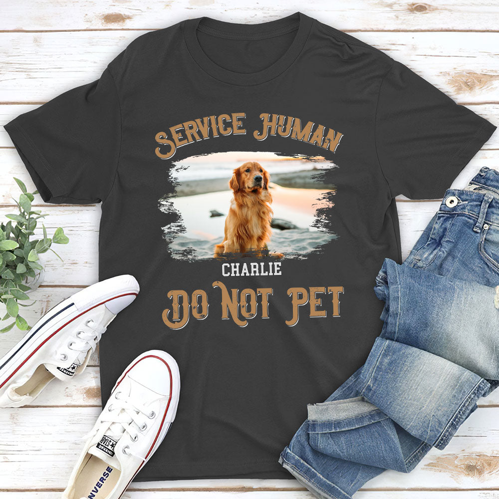 Service Human Vintage - Personalized Custom Premium T-shirt