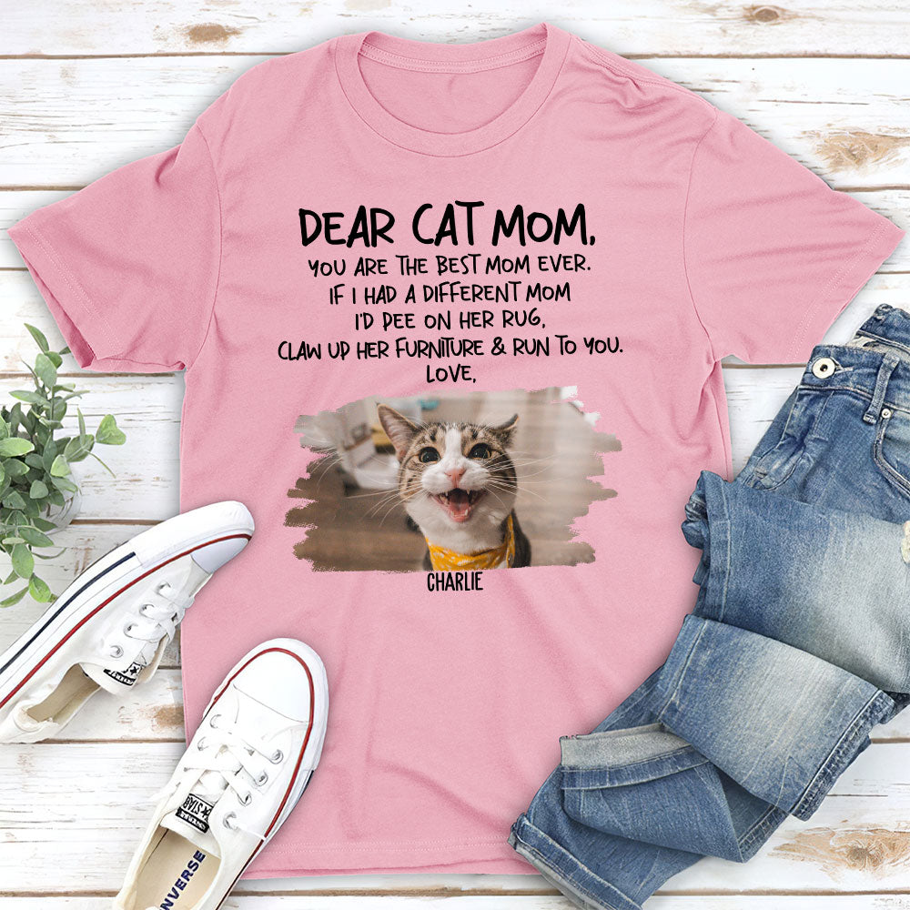 Pee On Her Rug - Personalized Custom Premium T-shirt