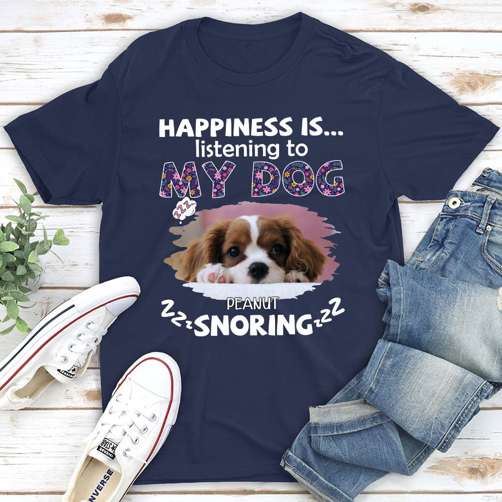 My Dog Snoring - Personalized Custom Premium T-shirt