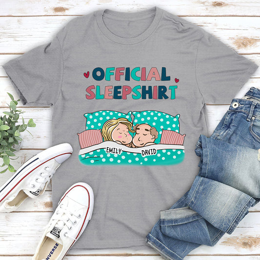 Official Sleepshirt For Couple - Personalized Custom Unisex T-shirt