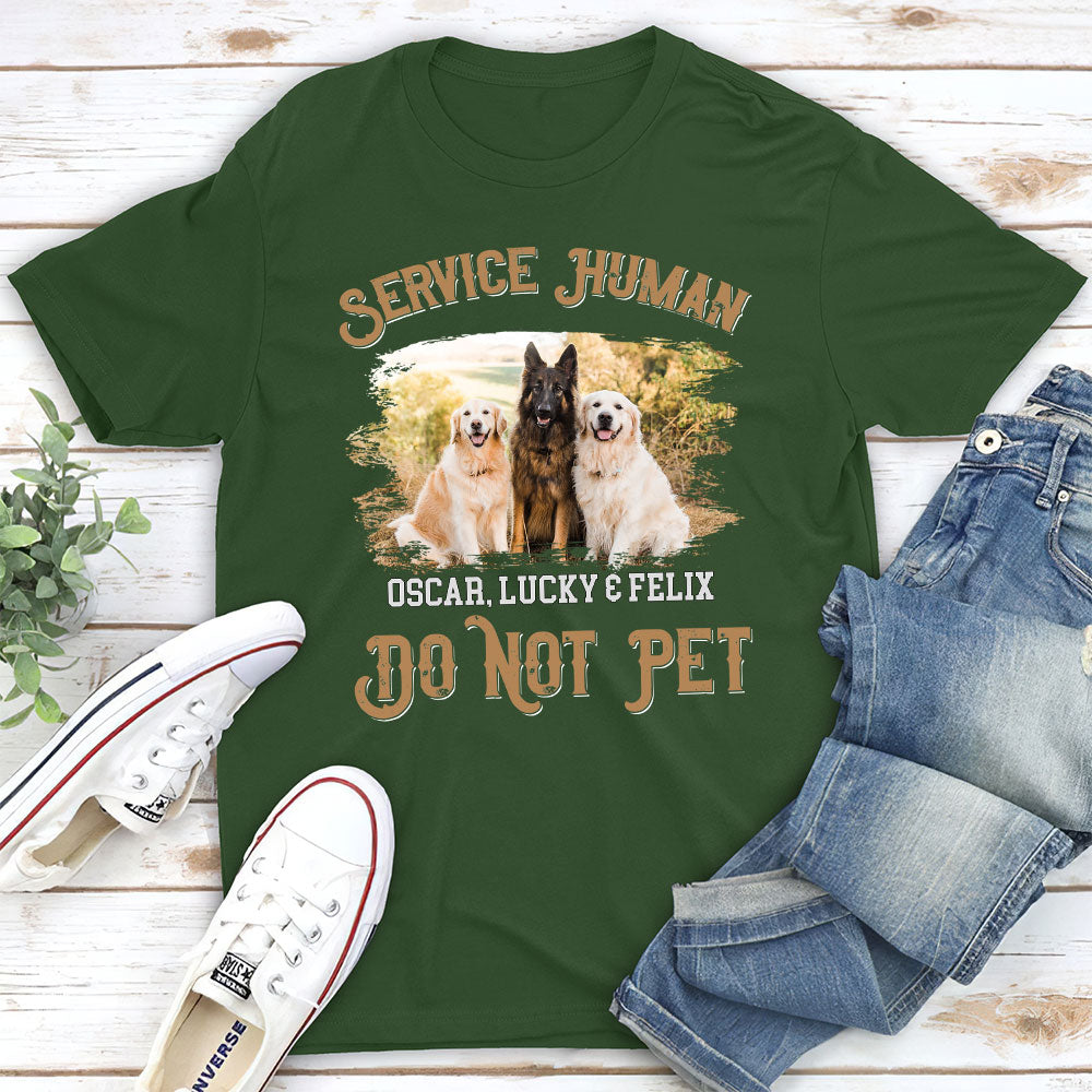 Service Human Vintage - Personalized Custom Premium T-shirt