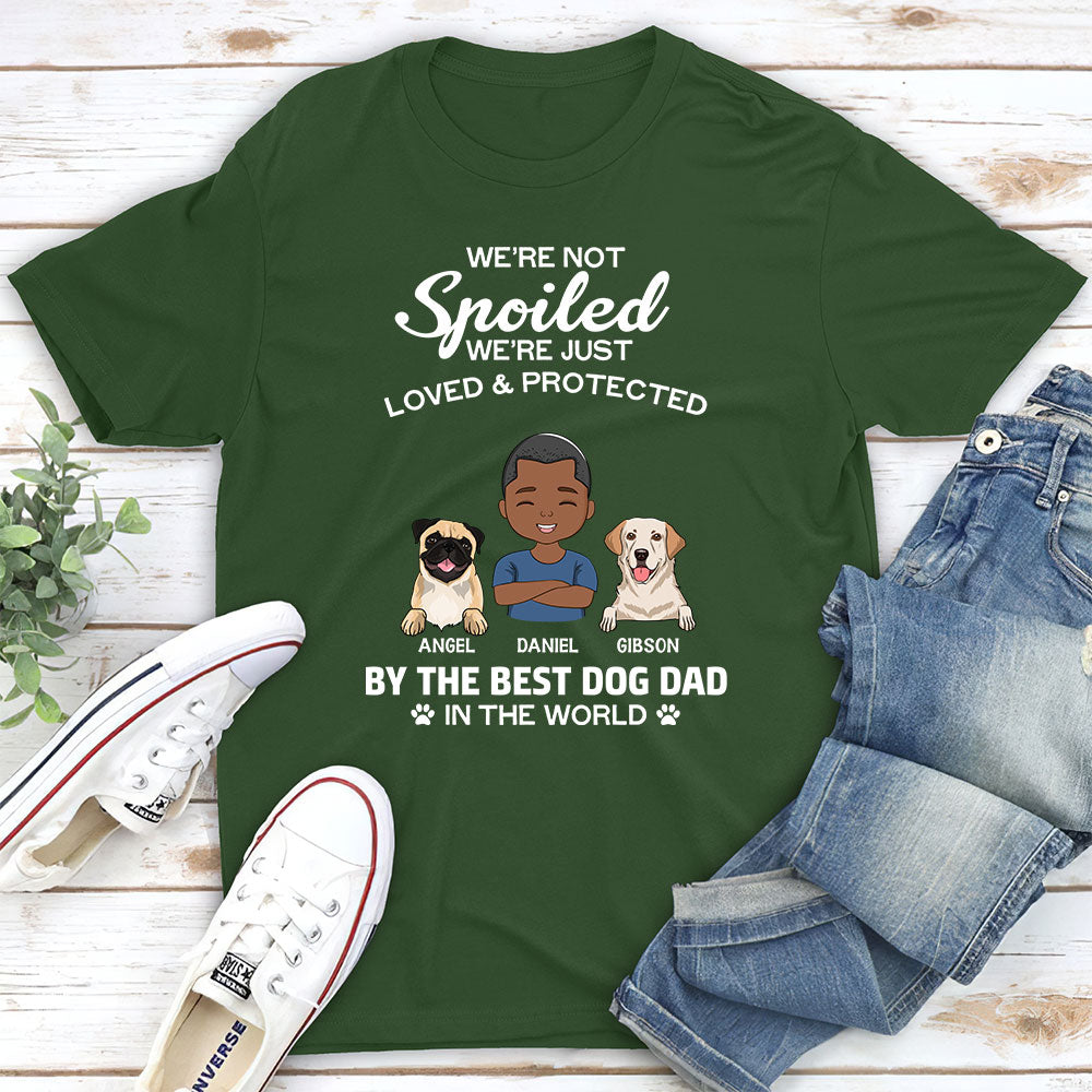 Loved And Protected - Personalized Custom Premium T-shirt