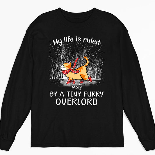 Ruled By Furry Overlords - Personalized Custom Long Sleeve T-shirt
