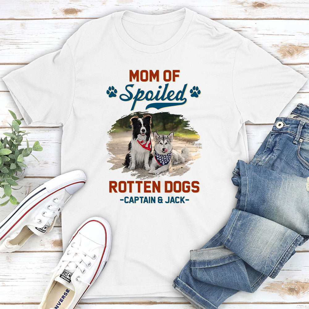 Dad Of Spoiled Dog - Personalized Custom Unisex T-shirt