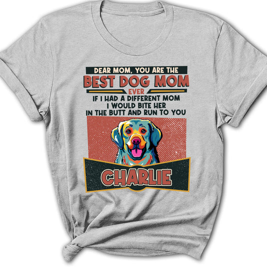 Best Dog Ever PopArt - Personalized Custom Women's T-shirt