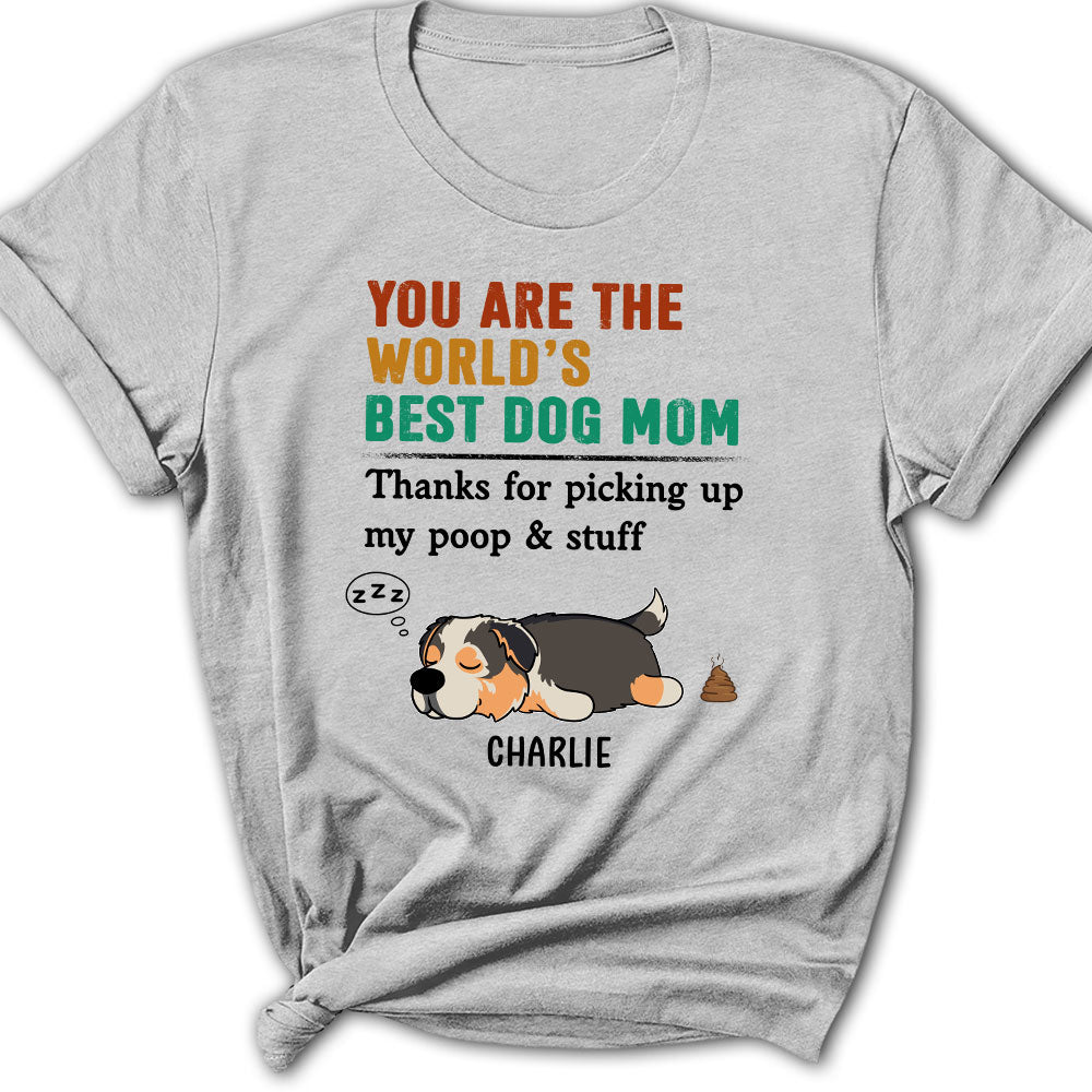 Mom Ate And Left No Crumbs - Personalized Custom Women's T-shirt