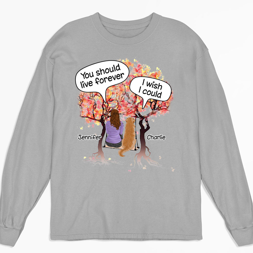 You Should - Personalized Custom Long Sleeve T-shirt