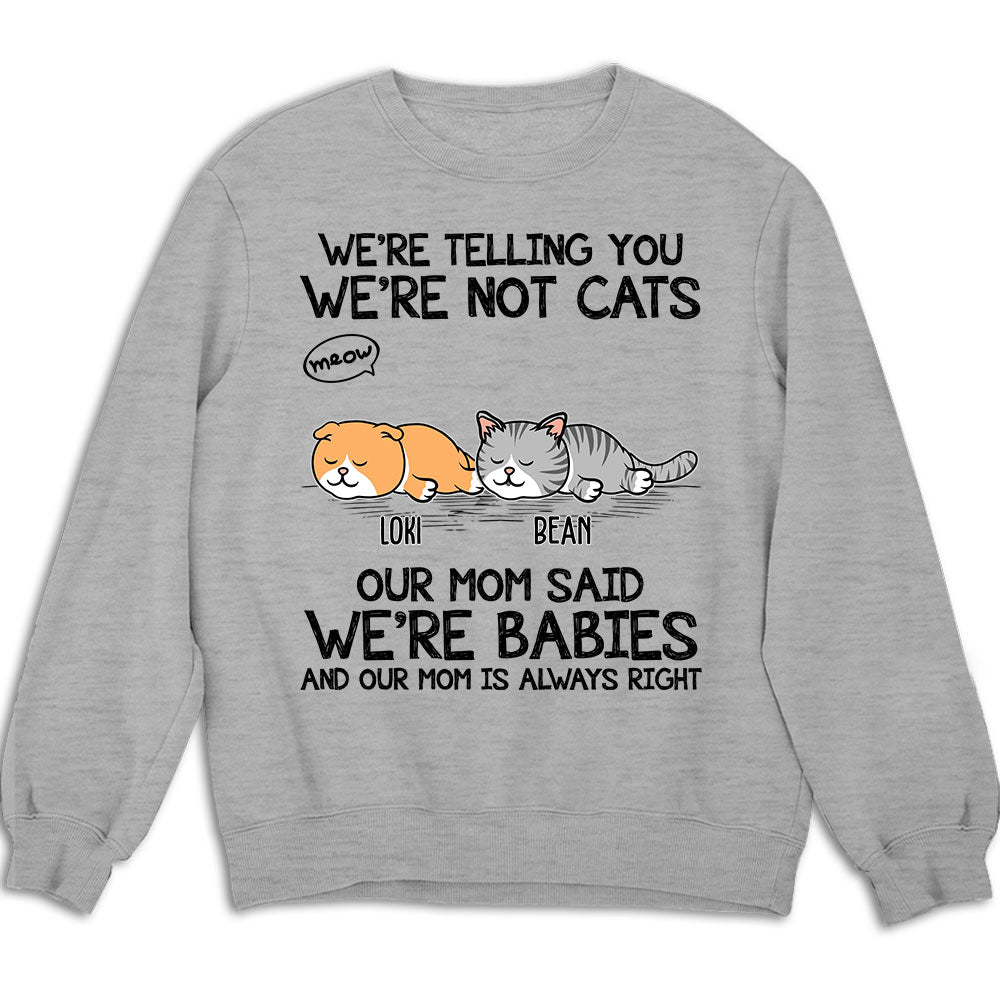 I Am Not A Cat - Personalized Custom Sweatshirt