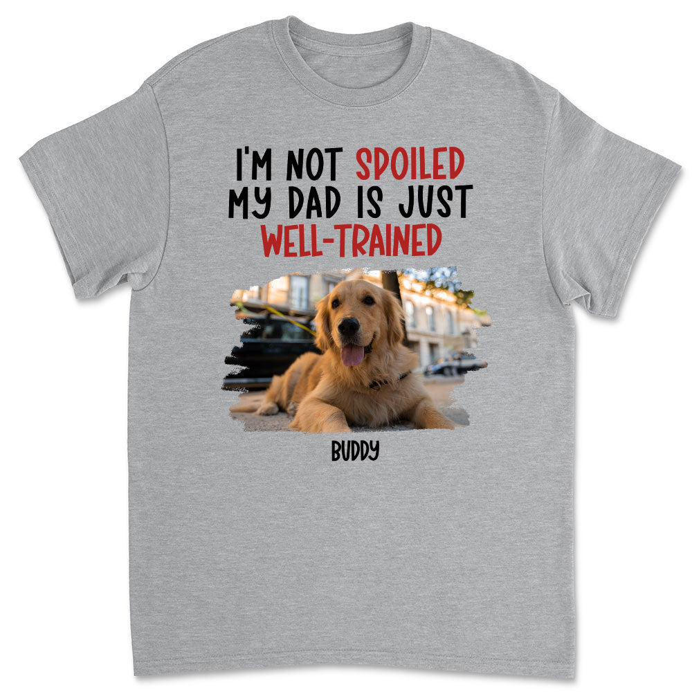 Well Trained Mom Photo - Personalized Custom Unisex T-shirt