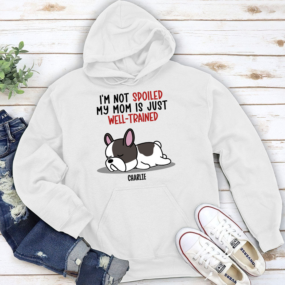 Spoiled Pet & Well Trained Dad - Personalized Custom Hoodie