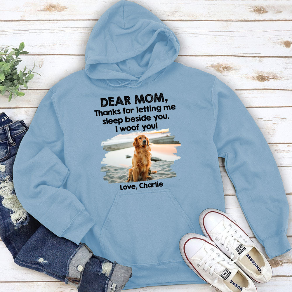 Sleep Beside Dog - Personalized Custom Hoodie