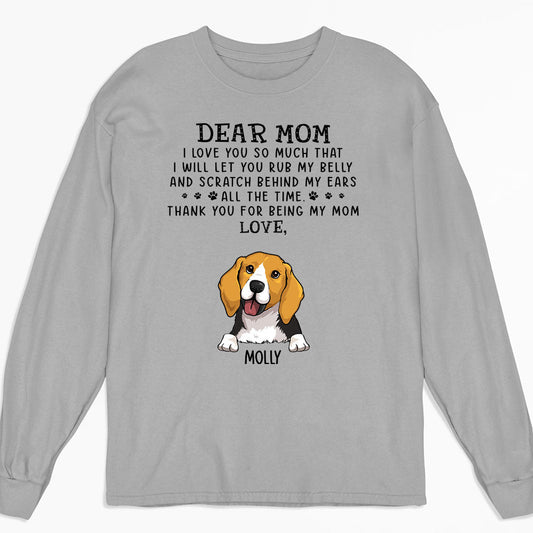 Love You So Much - Personalized Custom Long Sleeve T-shirt