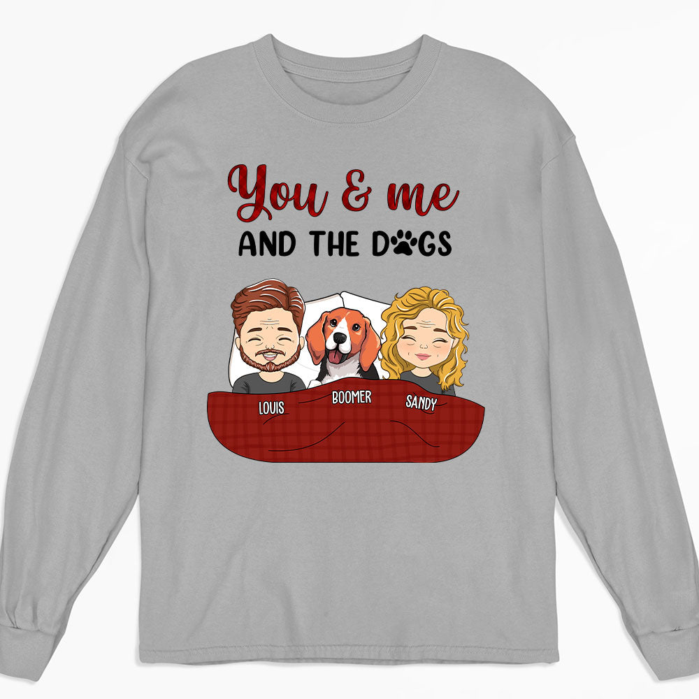 You And Me - Personalized Custom Long Sleeve T-shirt