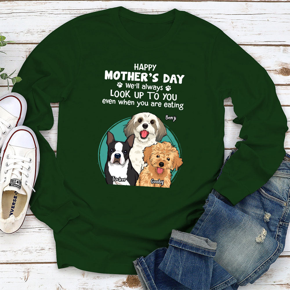 Always Looking Up - Personalized Custom Long Sleeve T-shirt