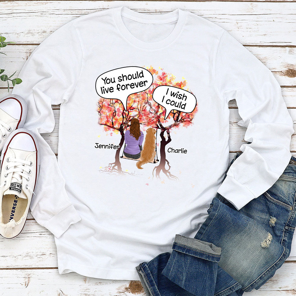 You Should - Personalized Custom Long Sleeve T-shirt